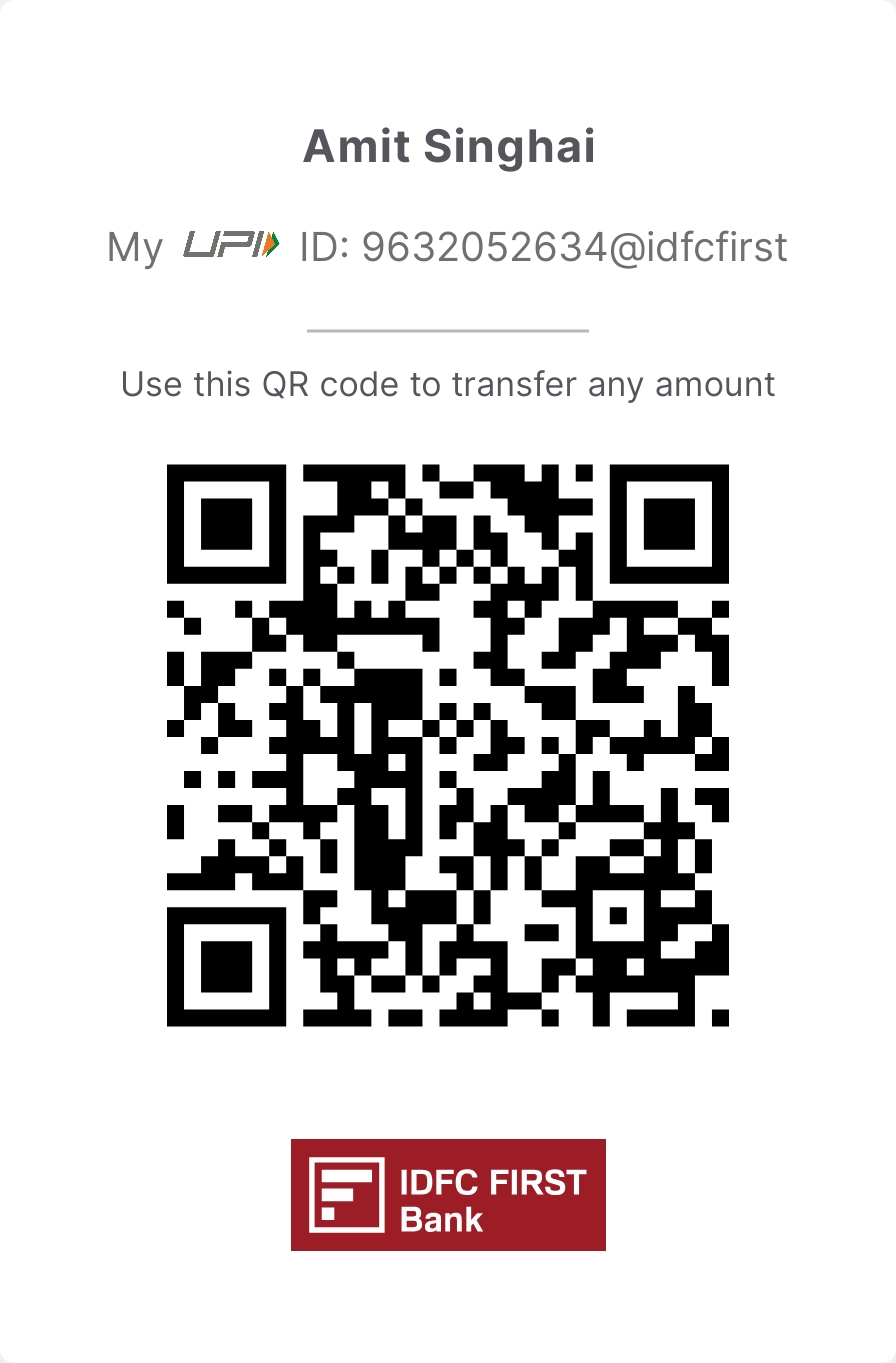 UPI QR Code — Scan to donate to TheHobbyist